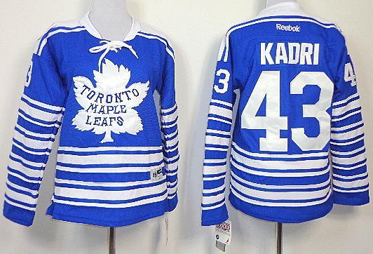 Women Toronto Maple Leafs 43 Nazem Kadri Blue NHL Jerseys