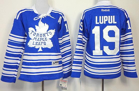 Women Toronto Maple Leafs 19 Joffrey Lupul Blue NHL Jerseys