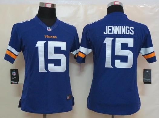 Cheap Women Nike Minnesota Vikings 15 Greg Jennings Purple Limited NFL Football Jerseys 2013 New Style