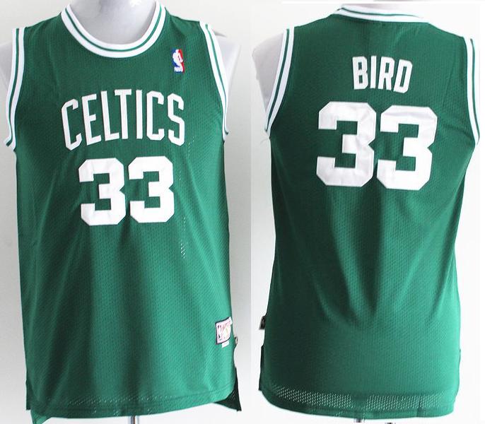 Kids Boston Celtics 33 Larry Bird Green Throwback NBA Jerseys Cheap
