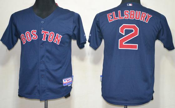 Kids Boston Red Sox 2 Jacoby Ellsbury Blue Baseball MLB Jerseys Cheap
