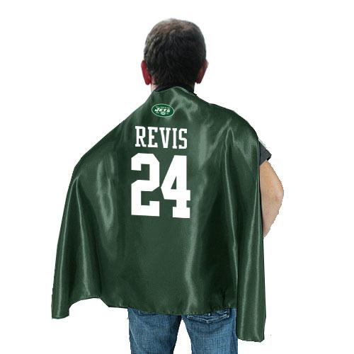 New York Jets 24 REVIS Green NFL Hero Cape Sale Cheap
