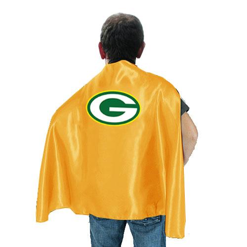 Green Bay Packers Yellow NFL Hero Cape Sale Cheap