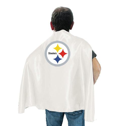 Pittsburgh Steelers White NFL Hero Cape Sale Cheap