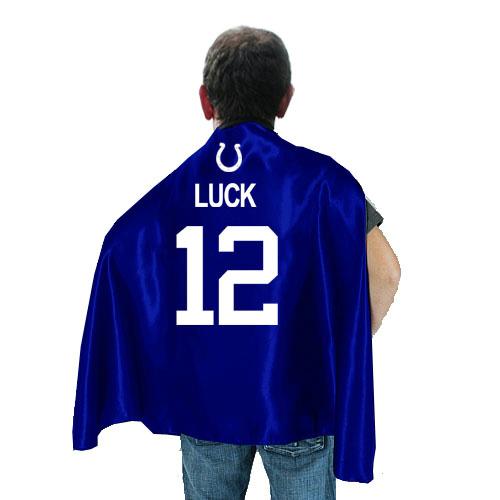 Indianapolis Colts 12 LUCK Blue NFL Hero Cape Sale Cheap