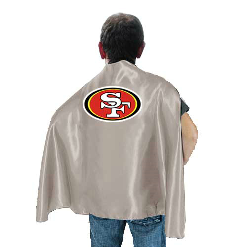 San Francisco 49ers L.Grey NFL Hero Cape Sale Cheap
