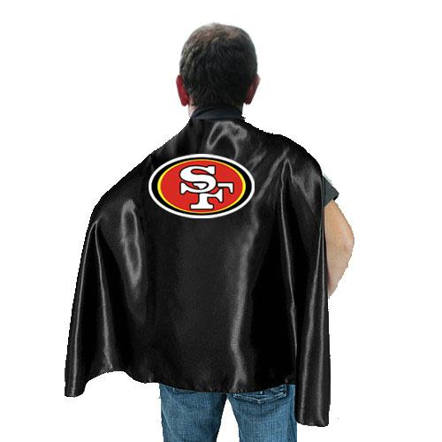 San Francisco 49ers BLack NFL Hero Cape Sale Cheap