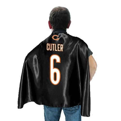 Chicago Bears 6# Jay Cutler Blue NFL Hero Cape Sale Cheap