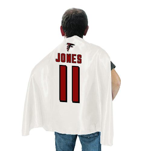 Atlanta Falcons 11 Jones White NFL Hero Cape Sale Cheap