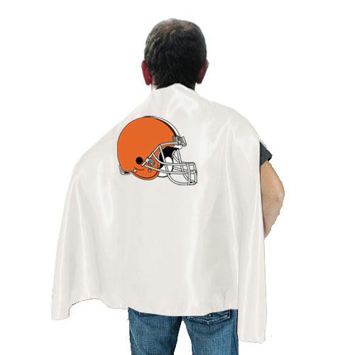 Cleveland Browns White NFL Hero Cape Sale Cheap