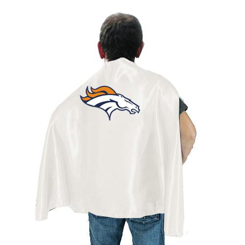 Denver Broncos White NFL Hero Cape Sale Cheap