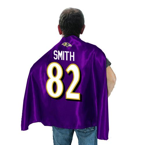 Baltimore Ravens 82 Smith NFL Hero Cape Sale Cheap