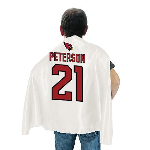 Arizona Cardinals 21 peterson White NFL Hero Cape Sale Cheap