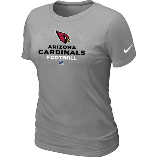 Cheap Women Nike Arizona Cardinals L.Grey Critical Victory NFL Football T-Shirt