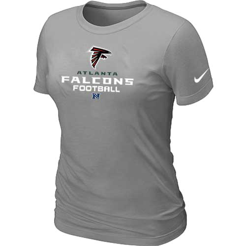 Cheap Women Nike Atlanta Falcons L.Grey Critical Victory NFL Football T-Shirt