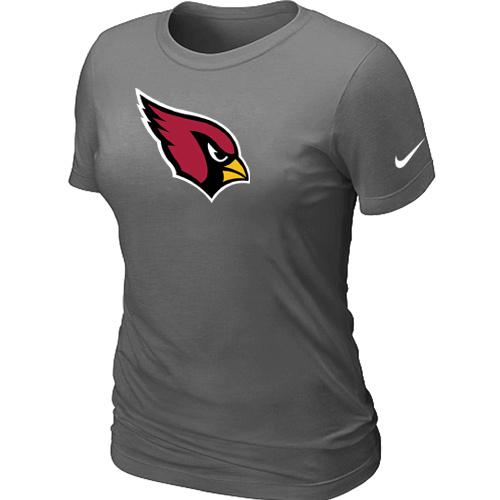 Cheap Women Nike Arizona Cardinals D.Grey Logo NFL Football T-Shirt
