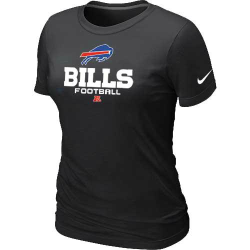 Cheap Women Nike Buffalo Bills Black Critical Victory NFL Football T-Shirt