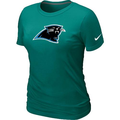 Cheap Women Nike Carolina Panthers L.Green Logo NFL Football T-Shirt