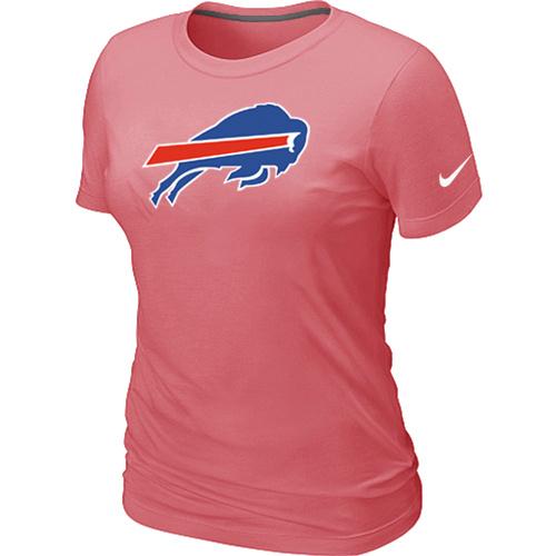 Cheap Women Nike Buffalo Bills Pink Logo NFL Football T-Shirt