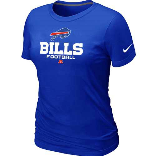 Cheap Women Nike Buffalo Bills Blue Critical Victory NFL Football T-Shirt