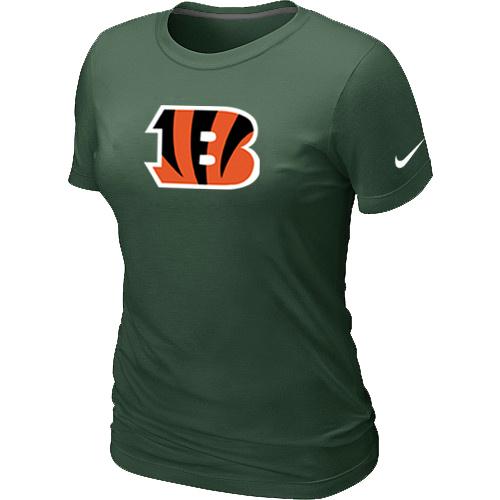 Cheap Women Nike Cincinnati Bengals D.Green Logo NFL Football T-Shirt