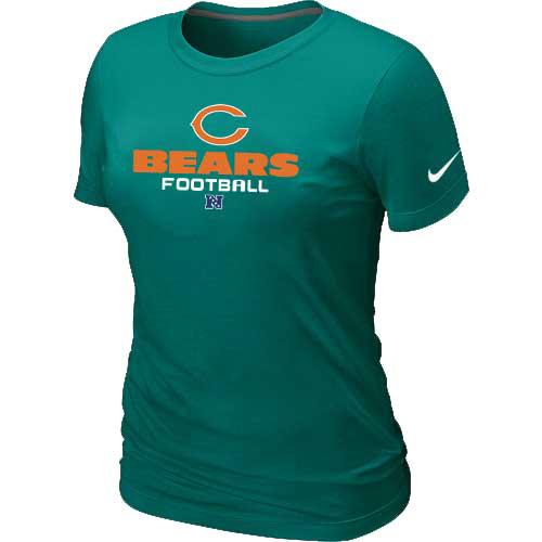 Cheap Women Nike Chicago Bears L.Green Critical Victory NFL Football T-Shirt