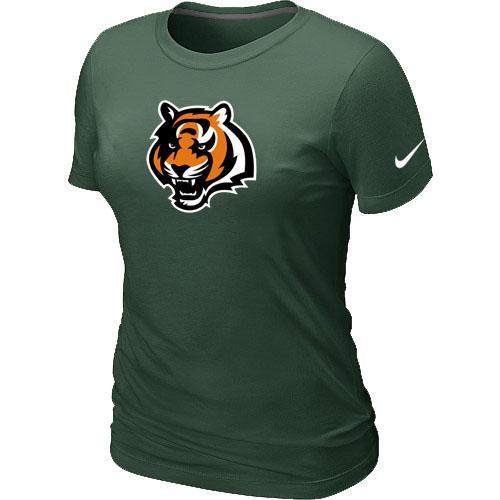 Cheap Women Nike Cincinnati Bengals Tean Logo D.Green NFL Football T-Shirt