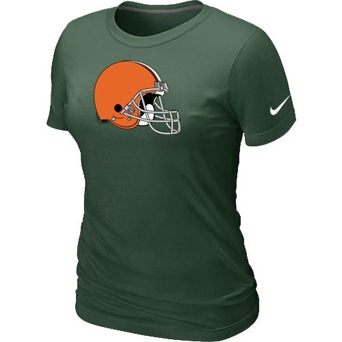 Cheap Women Nike Cleveland Browns D.Green Logo NFL Football T-Shirt