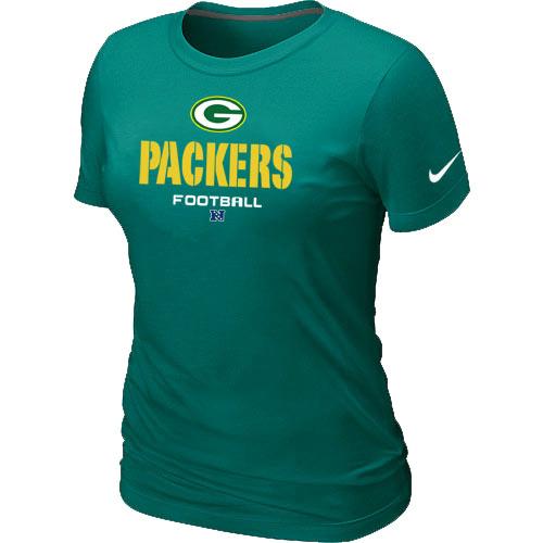 Cheap Women Nike Green Bay Packers Critical Victory L.Green NFL Football T-Shirt