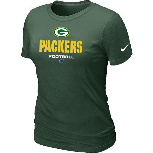 Cheap Women Nike Green Bay Packers Critical Victory D.Green NFL Football T-Shirt