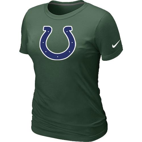 Cheap Women Nike Indianapolis Colts D.Green Logo NFL Football T-Shirt