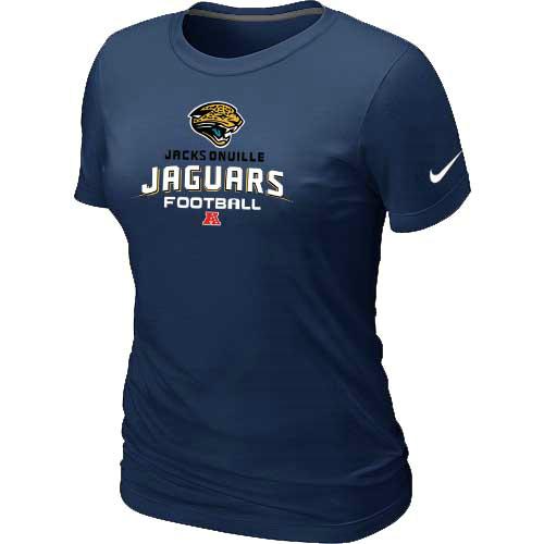 Cheap Women Nike Jacksonville Jaguars D.Blue Critical Victory NFL Football T-Shirt