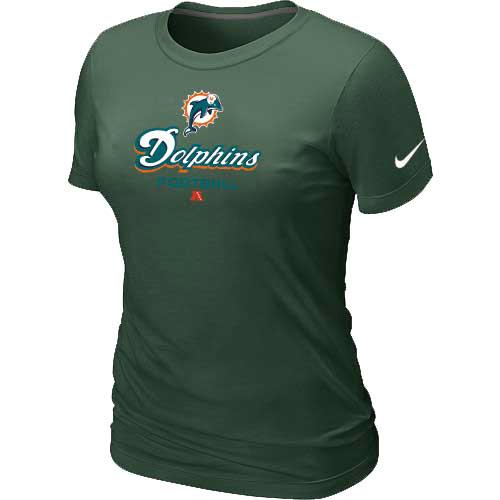 Cheap Women Nike Miami Dolphins D.Green Critical Victory NFL Football T-Shirt
