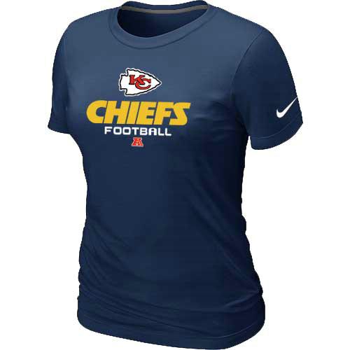 Cheap Women Nike Kansas City Chiefs D.Blue Critical Victory NFL Football T-Shirt