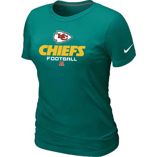 Cheap Women Nike Kansas City Chiefs L.Green Critical Victory NFL Football T-Shirt