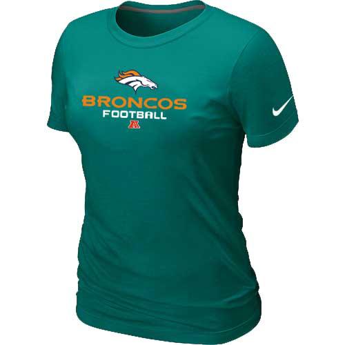 Cheap Women Nike Denver Broncos L.Green Critical Victory NFL Football T-Shirt