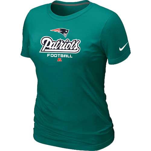Cheap Women Nike New England Patriots L.Green Critical Victory NFL Football T-Shirt