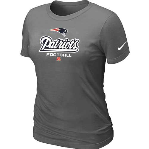 Cheap Women Nike New England Patriots D.Grey Critical Victory NFL Football T-Shirt