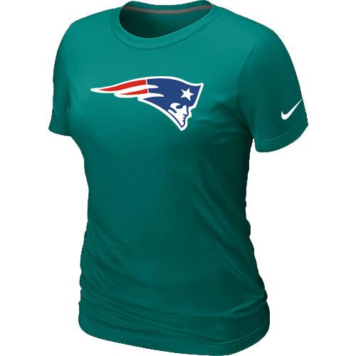 Cheap Women Nike New England Patriots L.Green Logo NFL Football T-Shirt