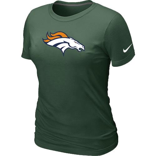 Cheap Women Nike Denver Broncos D.Green Logo NFL Football T-Shirt
