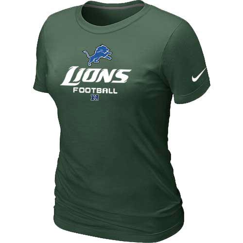 Cheap Women Nike Detroit Lions D.Green Critical Victory NFL Football T-Shirt