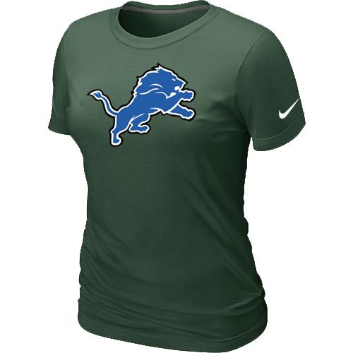 Cheap Women Nike Detroit Lions D.Green Logo NFL Football T-Shirt
