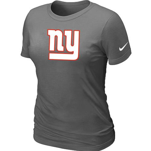 Cheap Women Nike New York Giants D.Grey Logo NFL Football T-Shirt