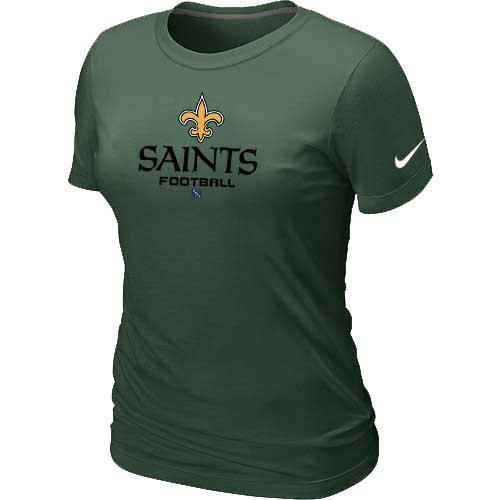 Cheap Women Nike New Orleans Saints D.Green Critical Victory NFL Football T-Shirt