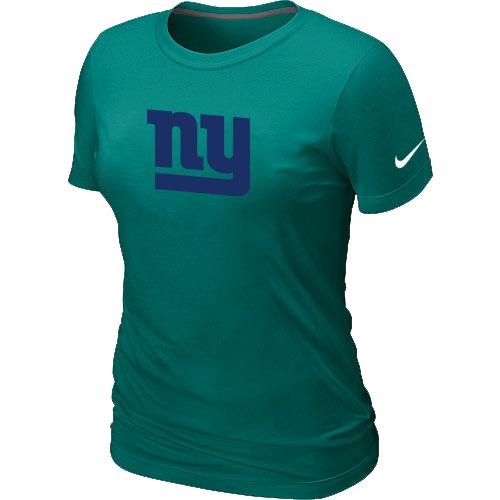 Cheap Women Nike New York Giants Sideline Legend Authentic Logo L.Green NFL Football T-Shirt