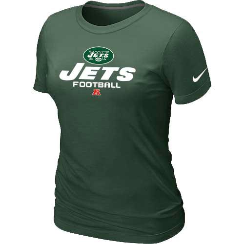 Cheap Women Nike New York Jets D.Green Critical Victory NFL Football T-Shirt