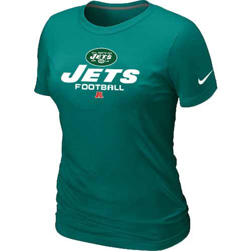 Cheap Women Nike New York Jets L.Green Critical Victory NFL Football T-Shirt
