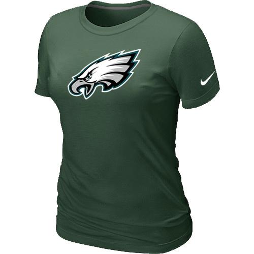 Cheap Women Nike Philadelphia Eagles D.Green Logo NFL Football T-Shirt