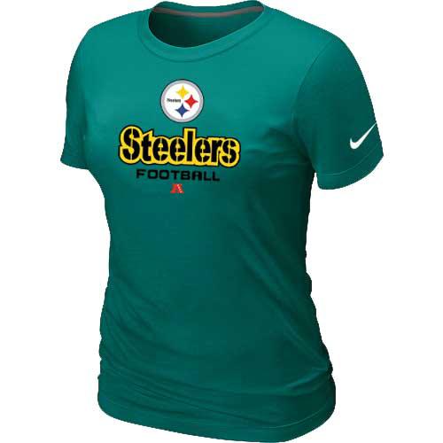 Cheap Women Nike Pittsburgh Steelers L.Green Critical Victory NFL Football T-Shirt