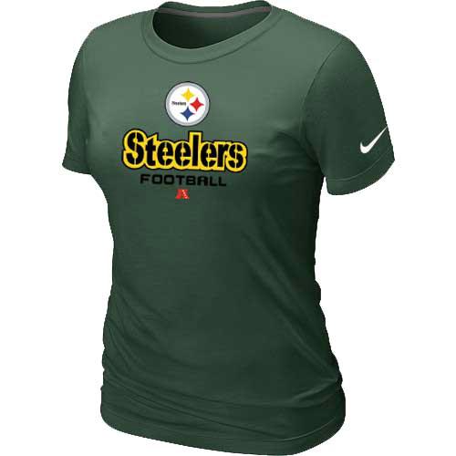 Cheap Women Nike Pittsburgh Steelers D.Green Critical Victory NFL Football T-Shirt